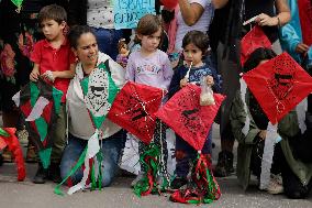 World Papalote Day In Solidarity With The Palestinian People