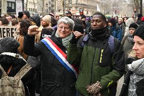 Anti-immigration Law Protest - Paris