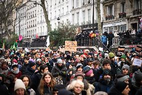 Anti-immigration Law Protest - Paris