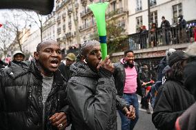 Anti-immigration Law Protest - Paris