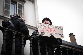 Anti-immigration Law Protest - Paris