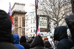 Anti-immigration Law Protest - Paris