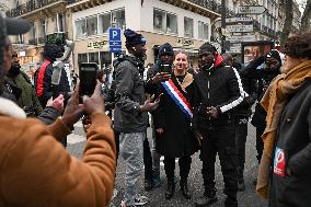 Anti-immigration Law Protest - Paris