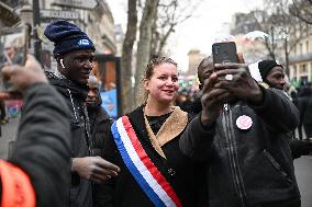 Anti-immigration Law Protest - Paris