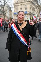 Anti-immigration Law Protest - Paris