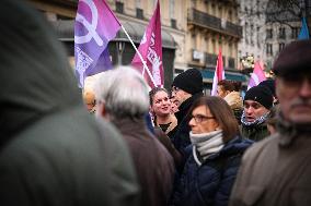 Anti-immigration Law Protest - Paris