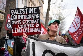 Anti-immigration Law Protest - Paris