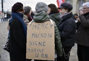 Anti-Immigration Law Protest - Bordeaux