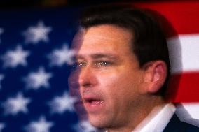 Republican presidential candidate Ron DeSantis