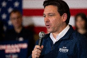 Republican presidential candidate Ron DeSantis