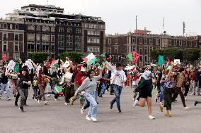 Global Kite Flight In Solidarity With Gaza - Mexico City