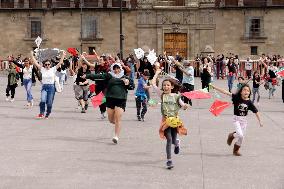 Global Kite Flight In Solidarity With Gaza - Mexico City