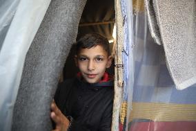 Daily Life Of Displaced Palestinians - Gaza
