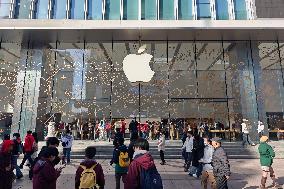 Apple's flagship store in Shanghai