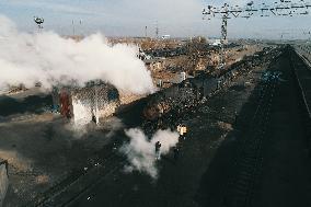 The Last Steam Locomotive in Sandaoling Coal Mine