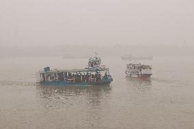 Foggy Morning In Kolkata, India