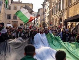 Protest In Italy Against The War In Gaza
