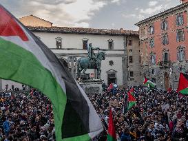 Protest In Italy Against The War In Gaza