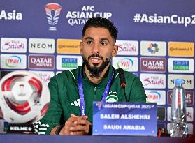 AFC Asian Cup 2023 Qatar Press Conference -Saudi Arabia And Oman