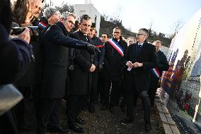 Ministerial Visit To The Olympic Village - Saint Denis