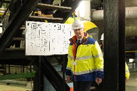 Bruno Le Maire Visits Gravelines Nuclear Power Plant - France