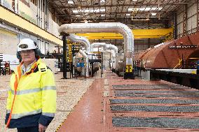 Bruno Le Maire Visits Gravelines Nuclear Power Plant - France