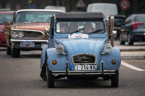 The 2024 Winter Paris Crossing In Vintage Vehicles