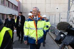 Bruno Le Maire Visits Gravelines Nuclear Power Plant - France