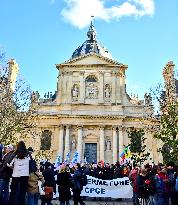 Protest against the closure of preparatory classes for the grandes ecoles