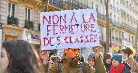 Protest against the closure of preparatory classes for the grandes ecoles