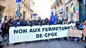 Protest against the closure of preparatory classes for the grandes ecoles