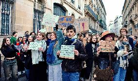 Protest against the closure of preparatory classes for the grandes ecoles