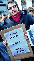 Protest against the closure of preparatory classes for the grandes ecoles