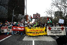 Flood Manhattan For Gaza On Martin Luther King Day