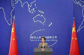 Chinese Foreign Ministry spokeswoman