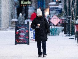 Extreme Cold Hits Calgary - Canada
