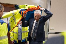 Bruno Le Maire Visits Nuclear Power Plant - Gravelines