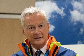 Bruno Le Maire Visits Nuclear Power Plant - Gravelines