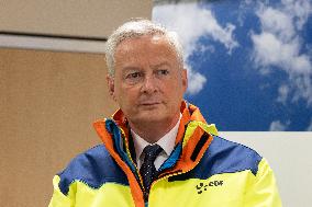 Bruno Le Maire Visits Nuclear Power Plant - Gravelines