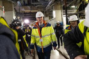 Bruno Le Maire Visits Nuclear Power Plant - Gravelines