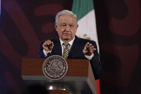 Mexoco’s President Lopez Obrador  News Conference