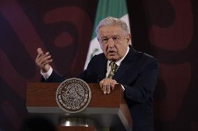 Mexoco’s President Lopez Obrador  News Conference