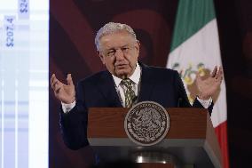 Mexoco’s President Lopez Obrador  News Conference