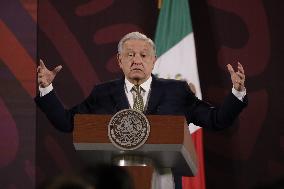 Mexoco’s President Lopez Obrador  News Conference