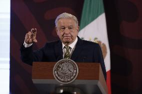 Mexoco’s President Lopez Obrador  News Conference