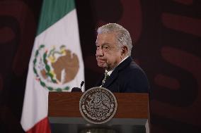 Mexoco’s President Lopez Obrador  News Conference