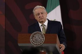 Mexoco’s President Lopez Obrador  News Conference