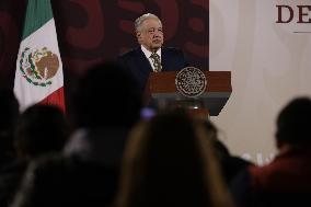 Mexoco’s President Lopez Obrador  News Conference