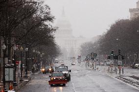 U.S.-WASHINGTON, D.C.-SNOWFALL