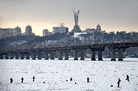 Kyiv in winter